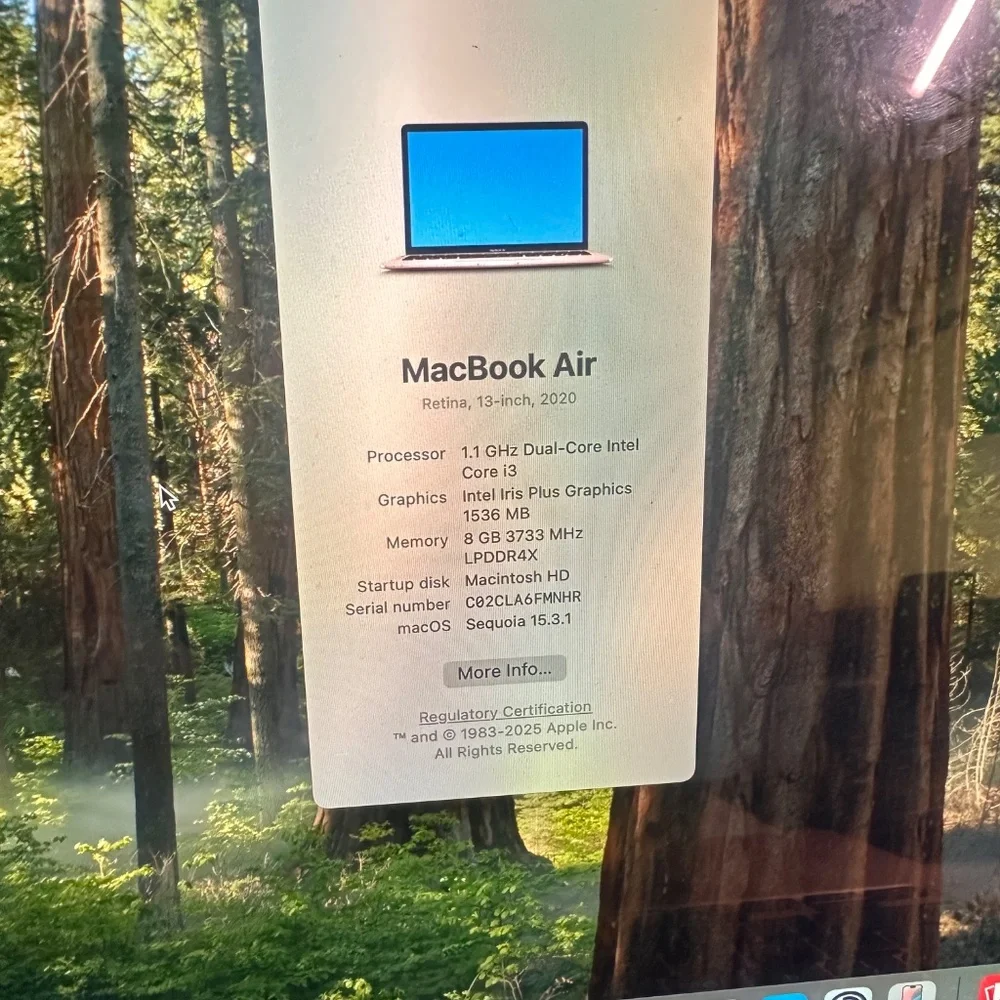 8 GB Rosegold MacBook Air